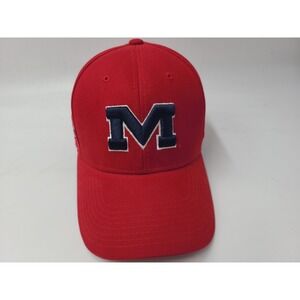 Ole Miss Rebels Twins Enterprise Adjustable Hat Cap Cotton Men Women NCAA Red
